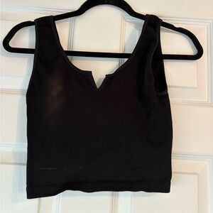 Elegant Black Crop Top for Women